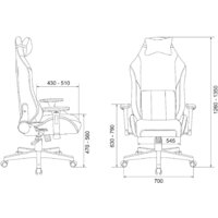 Игровое (геймерское) кресло Zombie Driver (черный/красный) - Превью изображения №14 — Интернет-магазин Time-Shop