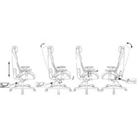 Игровое (геймерское) кресло Zombie Driver (черный/красный) - Превью изображения №13 — Интернет-магазин Time-Shop