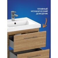  Cersanit Тумба под умывальник Lara 50 Como 50 64132 (орех) - Превью изображения №5 — Интернет-магазин Time-Shop