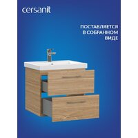  Cersanit Тумба под умывальник Lara 50 Como 50 64132 (орех) - Превью изображения №7 — Интернет-магазин Time-Shop