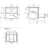  Cersanit Тумба под умывальник Lara 50 Como 50 64132 (орех) - Превью изображения №11 — Интернет-магазин Time-Shop