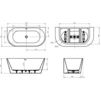 Ванна BelBagno BB710-1500-750 - Превью изображения №3 — Интернет-магазин Time-Shop