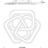  Escada 10244/3LED (белый) - Превью изображения №7 — Интернет-магазин Time-Shop