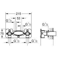 Скрытый механизм Grohe 26449000 - Превью изображения №5 — Интернет-магазин Time-Shop