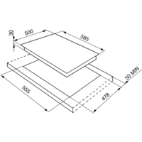 Варочная панель Smeg S64SN - Превью изображения №2 — Интернет-магазин Time-Shop