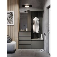 Стенка НК-Мебель Stern 72677900 (серый графит) - Превью изображения №5 — Интернет-магазин Time-Shop