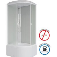 Душевая кабина Niagara Promo P100/80/40L/MT 100x80x215 - Превью изображения №4 — Интернет-магазин Time-Shop