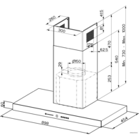 Кухонная вытяжка Faber T-Air KL A90 325.0615.702 - Превью изображения №5 — Интернет-магазин Time-Shop