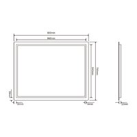  Roxen Зеркало Pure 510175-90 90х70 - Превью изображения №10 — Интернет-магазин Time-Shop