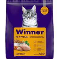 Мираторг Winner Для взрослых кошек всех пород с курицей (1.5кг)