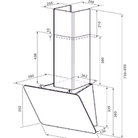 Кухонная вытяжка Krona LIORA 900 S (черный) - Превью изображения №2 — Интернет-магазин Time-Shop