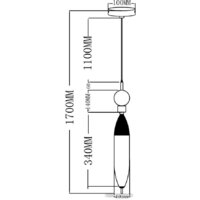 Подвесная люстра Moderli Candle V10916-PL - Превью изображения №6 — Интернет-магазин Time-Shop