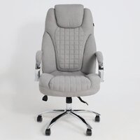 Офисное кресло AksHome Paradis (ткань, светло-серый) - Превью изображения №7 — Интернет-магазин Time-Shop