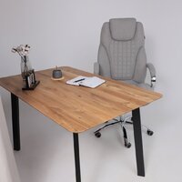 Офисное кресло AksHome Paradis (ткань, светло-серый) - Превью изображения №5 — Интернет-магазин Time-Shop