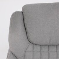 Офисное кресло AksHome Paradis (ткань, светло-серый) - Превью изображения №17 — Интернет-магазин Time-Shop