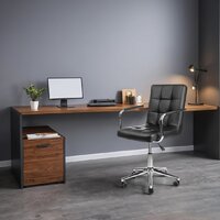 Офисное кресло Mio Tesoro Косма-1 AF-C4186 (черный) - Превью изображения №6 — Интернет-магазин Time-Shop