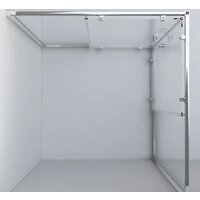 Душевой уголок Vincea Garda VSS-1G800CL (хром/прозрачное) - Превью изображения №3 — Интернет-магазин Time-Shop