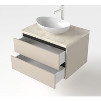  Дабер Тумба под умывальник 002 Т2.8.0.17Ч (бежевый/черный) - Превью изображения №3 — Интернет-магазин Time-Shop