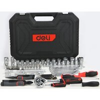 Универсальный набор инструментов Deli EDQ45100 (100 предметов) - Превью изображения №2 — Интернет-магазин Time-Shop