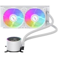 Система жидкостного охлаждения для процессора Coolleo Ice Fairy Dig 240 Lite (белый) - Превью изображения №2 — Интернет-магазин Time-Shop