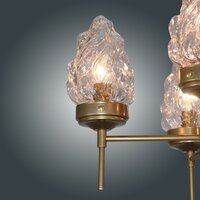 Подвесная люстра Элетех Фламенко 151 НПБ 01-5x40-101 1005405319 (золото) - Превью изображения №10 — Интернет-магазин Time-Shop