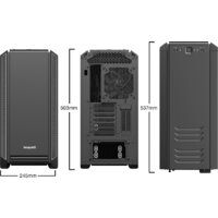 Корпус be quiet! Silent Base 601 BGW27 (черный/серебристый) - Превью изображения №2 — Интернет-магазин Time-Shop