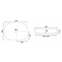 Умывальник Rea Angie REA-U4121 - Превью изображения №6 — Интернет-магазин Time-Shop