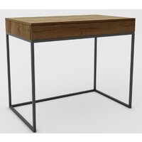 Hype Mebel Авелин 90x40 (черный/дуб галифакс олово)
