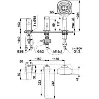 Смеситель KFA Malaga 452521031 - Превью изображения №2 — Интернет-магазин Time-Shop