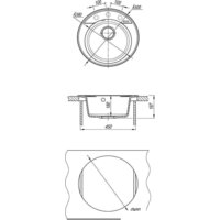Кухонная мойка Lemark Sula 9910001 (антрацит) - Превью изображения №3 — Интернет-магазин Time-Shop