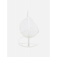 Подвесной диван M-Group Лежебока 11180109 (с белым ротангом/серая подушка) - Превью изображения №9 — Интернет-магазин Time-Shop