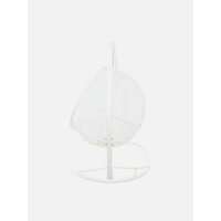 Подвесной диван M-Group Лежебока 11180109 (с белым ротангом/серая подушка) - Превью изображения №10 — Интернет-магазин Time-Shop