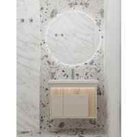  Дабер Тумба под умывальник 016 WeltWasser Deilbach 7517-80 Т16.8W.0.18_light (с подсветкой, бежевый/дуб бардолино) - Превью изображения №4 — Интернет-магазин Time-Shop