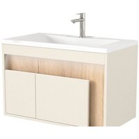 Дабер Тумба под умывальник 016 WeltWasser Deilbach 7517-80 Т16.8W.0.18_light (с подсветкой, бежевый/дуб бардолино)