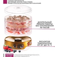 Сушилка для овощей и фруктов Мастерица EFD-3051 - Превью изображения №6 — Интернет-магазин Time-Shop