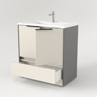  Дабер Тумба под умывальник 017 Тобага/Эридан/Артвин 60 Т17.6Т.0.19Ч (бежевый/серый/ручка черный) - Превью изображения №3 — Интернет-магазин Time-Shop