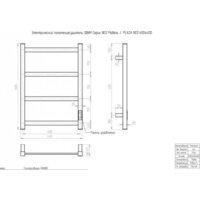 Полотенцесушитель Двин J Plaza Neo 60x40 WH - Превью изображения №6 — Интернет-магазин Time-Shop