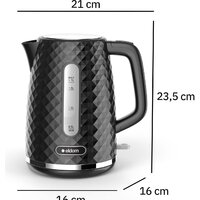 Электрический чайник Eldom C280 (черный) - Превью изображения №6 — Интернет-магазин Time-Shop