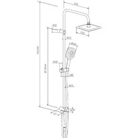 Душевая система  Damixa Eclipse 931000000 - Превью изображения №11 — Интернет-магазин Time-Shop