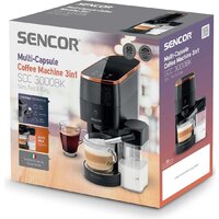 Капсульная кофеварка Sencor SCC 3000BK - Превью изображения №16 — Интернет-магазин Time-Shop