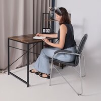 Офисный стул AksHome Samba Aks-1 (Pegasso темно-серый/подлокотники мягкие) - Превью изображения №16 — Интернет-магазин Time-Shop