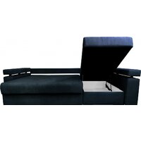 Угловой диван Bobrovmebel Мадрид правый (микровелюр симпл 54 серый) - Превью изображения №2 — Интернет-магазин Time-Shop