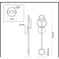 Бра Odeon Light Denzel 4321/16WL - Превью изображения №2 — Интернет-магазин Time-Shop