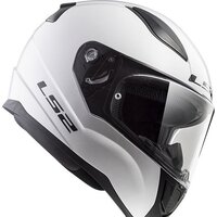 Мотошлем LS2 FF353 Rapid Kid mini Single Mono (M, белый) - Превью изображения №7 — Интернет-магазин Time-Shop