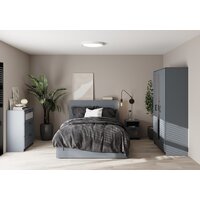 Комод Mio Tesoro Нави 3 ящика 2.15.02.020.4 (серый, со стеклом) - Превью изображения №5 — Интернет-магазин Time-Shop