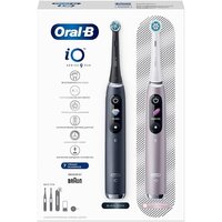 Комплект электрических зубных щеток Oral-B iO 9 DUO (черный оникс, розовый кварц) - Превью изображения №19 — Интернет-магазин Time-Shop
