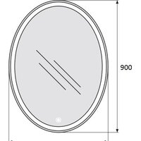  BelBagno Зеркало SPC-VST-750-900-LED-TCH - Превью изображения №4 — Интернет-магазин Time-Shop