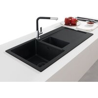 Кухонная мойка Franke Maris MRG 651-97 114.0693.531 (матовый черный) - Превью изображения №2 — Интернет-магазин Time-Shop