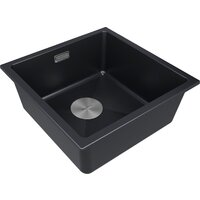 Кухонная мойка Paulmark IT-Granit Lumi 45 Uni LU45-AN (черный/антрацит) - Превью изображения №2 — Интернет-магазин Time-Shop