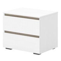 Кортекс-мебель Бари 60 2ш (белый/белый/дуб сонома)